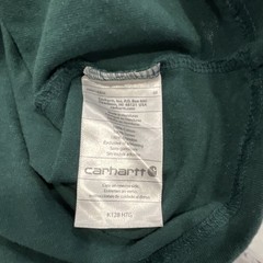Carhartt K128 Regular Fit Long Sleeve Pocket Henley T-Shirt Green Men’s S
