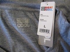 NWT 32 Degrees Cool Blue Moon Short Sleeve Polyester Blend T-Shirt Men’s Size L