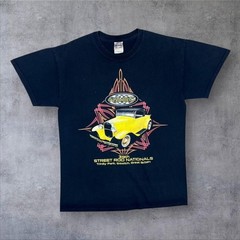 N.A.S.C. “Street Rod Nationals” Hot Rod Racing Tourist Black T-Shirt Medium