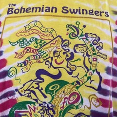 Vintage The Bohemian Swingers Swing Like A Pendulum Do Tie Dye Shirt Size Large