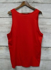 Hard Ten Shirt Mens Size Large Red Hipster Star Bear Graphic Skinny Tank New