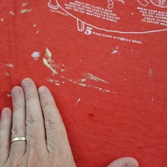 Vtg 80s Hanes “The Art of Eating a Crab” Fat Crab T-Shirt Mens XL Single Stitch