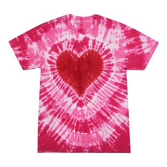 Multi-Color Tie Dye T-Shirts, Kids & Adults Short Sleeve Cotton Colortone
