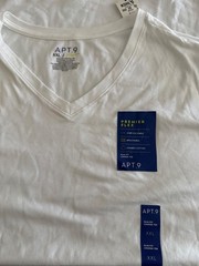 Men’s Apt. 9 Solid Premier Flex Slim Fit V-Neck T-Shirt