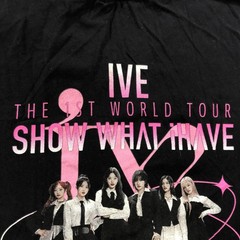 IVE 1st World Tour Shirt Mens XL Black Show What I Have K-Pop Tee CSW 24/7