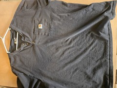 5 Mens Size 2X Carhartt Work Shirts In Good Shape