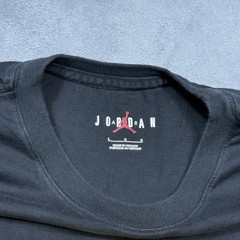 Nike Air Jordan Graphic T Shirt Mens Large Black Yellow Logo Tee Streetwear