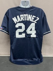 Russell Athletic Mlb Players Choice Yankees Martinez 24 Jersey Xl Navy
