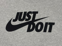Nike Sportwear Just Do It Graphic T-Shirt Dark Grey Heather 2XL XXL AR5006-063