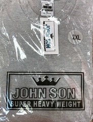 Plain Thermal T-shirts Round Neck [ JOHN SON ] Super Heavy Weight [S~5XL] Single