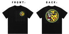 POKENATION PIKACHU SHORT-SLEEVE CREW NECK TSHIRT (SHIRT IS PROCLUB)