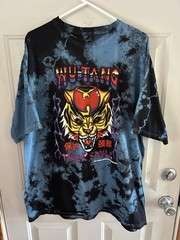 WU-TANG CLAN Tiger Style Blue Black Tie Dye Graphic T-Shirt 2021 Adult Size L/XL