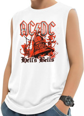 AC/DC Rock Band Youth’s Muscle Shirts (Multiple Designs & Color)