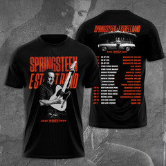 Bruce Springsteen & E Street Band 2025 World Tour 3D T-Shirt BG002