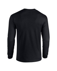 White Powerstroke Small P T-Shirt Unisex Black Color Front S – 2XL Long Sleeve