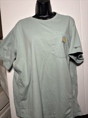 Carhartt Mint Green Relax Fit Heavyweight L Pocket T-Shirt
