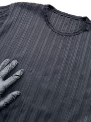 Vintage Pleated T-Shirt W389 Men’s Size S