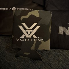 Vortex Optics NATION Black Blend Shirt Large + Koozie