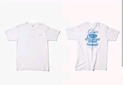 Limited Edition GLOSSIER Logo Tee T-Shirt Size L/Large White w/Blue Graphics NIP