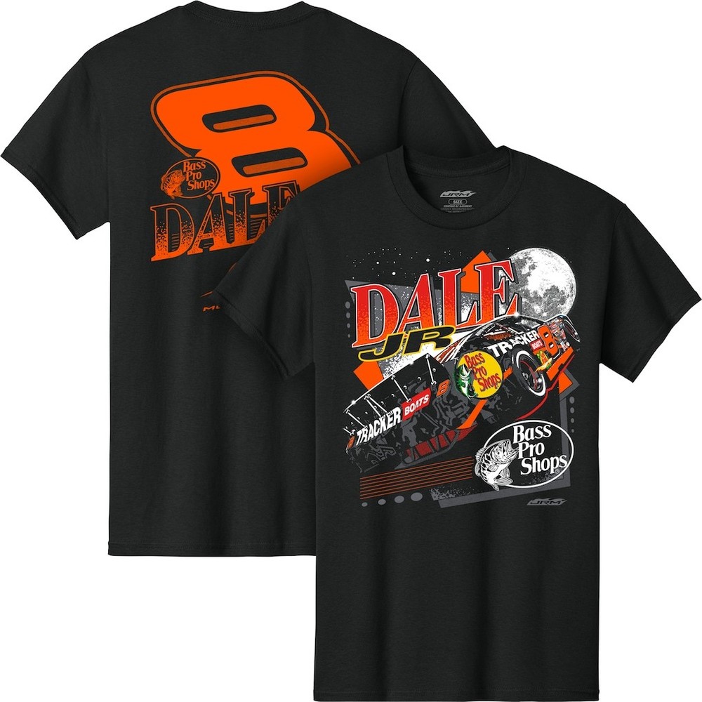 Dale Earnhardt Jr #8 JR Motorsports Bass Pro Shops Black Racing T-Shirt