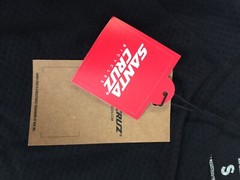 Santa Cruz Bicycles Black LS Long sleeve Tech Tee Squared T Shirt