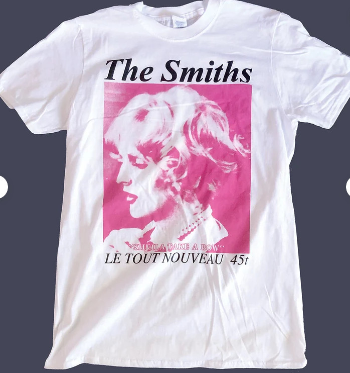 the smiths. sheila take a bow promo tee