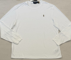 Men Polo Ralph Lauren Pony Custom Slim Fit Long Sleeve Classic Tee T Shirt XL