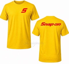 Snap-On Style Mechanic T-Shirt 100% Cotton | Work Shirt Men | Durable Graphic