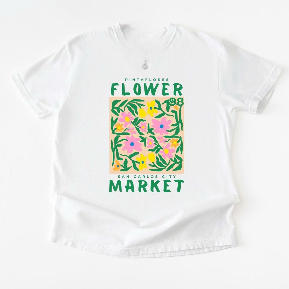 Boho Floral Shirt_ Pintaflores Flower Market Tee