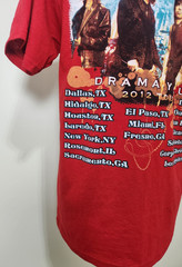 M.A.N.A Drama Y Luz 2012 Band Tour T-Shirt Red Men’s Size Medium