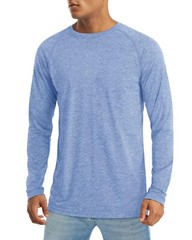 Men’s UV Sun Protection Shirts Long Sleeve Quick Dry Shirts Fishing Workout Tops