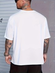 Classic Street Style Stay Humble Hustle Hard Letter Print T Shirt Men’s Fashion