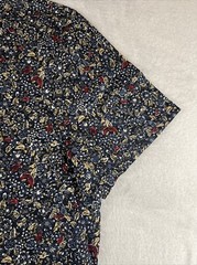 Ben Sherman mens blue Short Sleeve floral tshirt size XXL