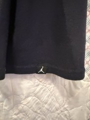 Nike Air Jordan Mens T-Shirt XL Black Gold Jumpman Gold Logo Short Sleeve Tee