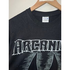 2009 US Tour Arcanium Metal Concert Graphic Black Shirt Tee 2000s M Medium