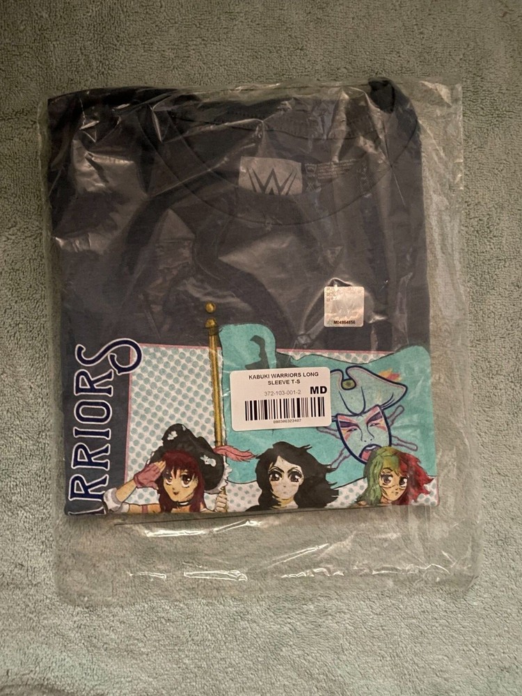 KABUKI WARRIORS LONG SLEEVE SHIRT – OFFICIAL WWE MERCH -VARIOUS SIZES M L XL 2XL