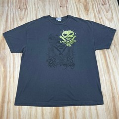 Vintage Y2K Voodoo Ride NASCAR Graphic T-Shirt Size 2XL Gray 2005