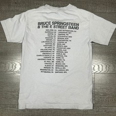 Bruce Springsteen E Street Band 2009 Tour Shirt Gray Guitar Graphic Mens Small