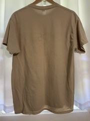 Chosen 1 Peter 2:9 Shirt Mens L Tan Christian Graphic Tee Gildan DryBlend