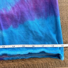 Ben & Jerry’s Tie Dye Shirt Bayside USA 100% Combed Ring Spun Cotton USA Medium
