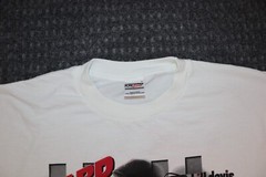Bill Davis Racing Checkered Flag Sports T Shirt Adult Size XL Front Back Graphic