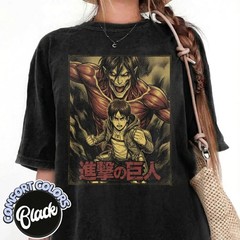 Dark Titan Warrior: Japanese Anime Graphic Tee