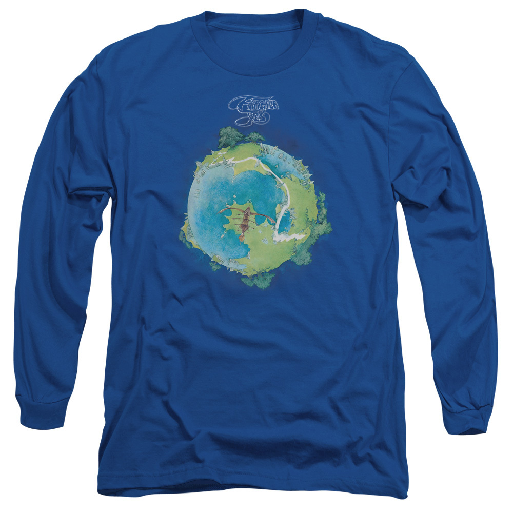 YES FRAGILE COVER Licensed Adult Men’s Long Sleeve Graphic Tee Shirt SM-3XL