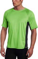 Men’s UPF 50 Short Sleeve Swim Rash Guard Sun Protection Shirt Quick Dry