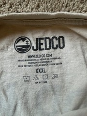 Jedco Men’s Blue Collar T-Shirt Size XXXL