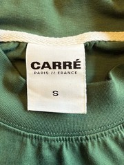 Carré Damask Shirt Mens Size Small Rare Forest Green OVERSIZED Fit Streetwear
