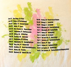 BEST COAST & WAVVES No Joy Summer is Forever T-Shirt w/ Tour Dates Size SMALL