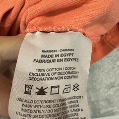 Nike T-Shirt Men’s Large Embroidered Finch Floral Swoosh Orange Short Sleeve