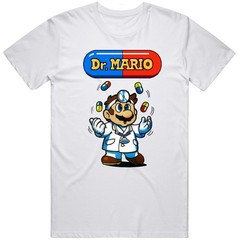 Retro Dr Mario NES Funny Cool T Shirt