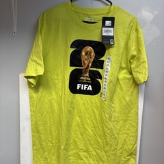 2026 OFFICIAL LICENSED FIFA WORLD CUP MENS LOGO TSHIRT XL 100% COTTON (NEW)